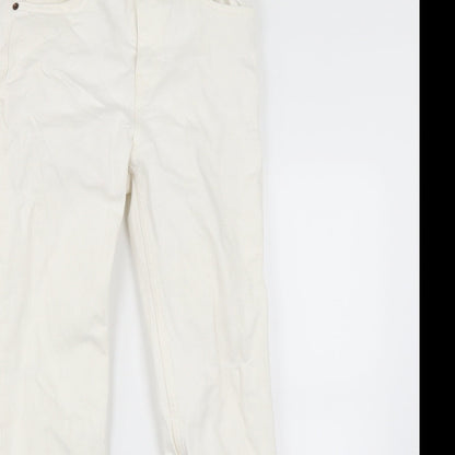 Zara Womens Ivory   Jegging Jeans Size 6 L28 in