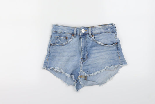 Divided Womens Blue   Cut-Off Shorts Size 8