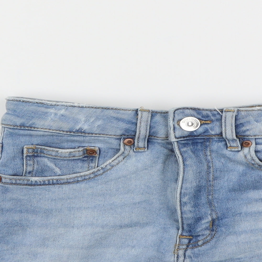 Divided Womens Blue   Cut-Off Shorts Size 8