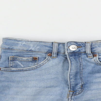 Divided Womens Blue   Cut-Off Shorts Size 8