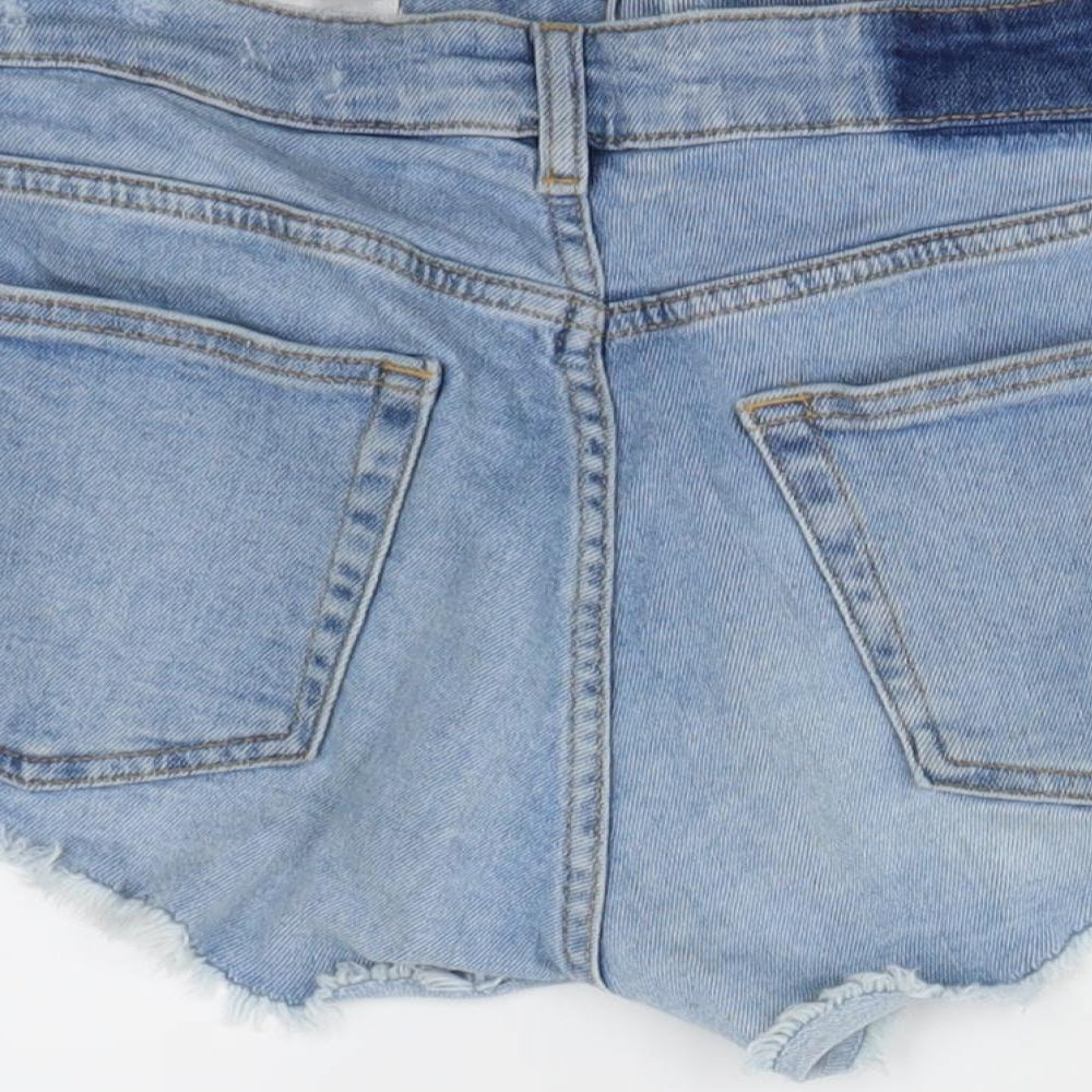 Divided Womens Blue   Cut-Off Shorts Size 8