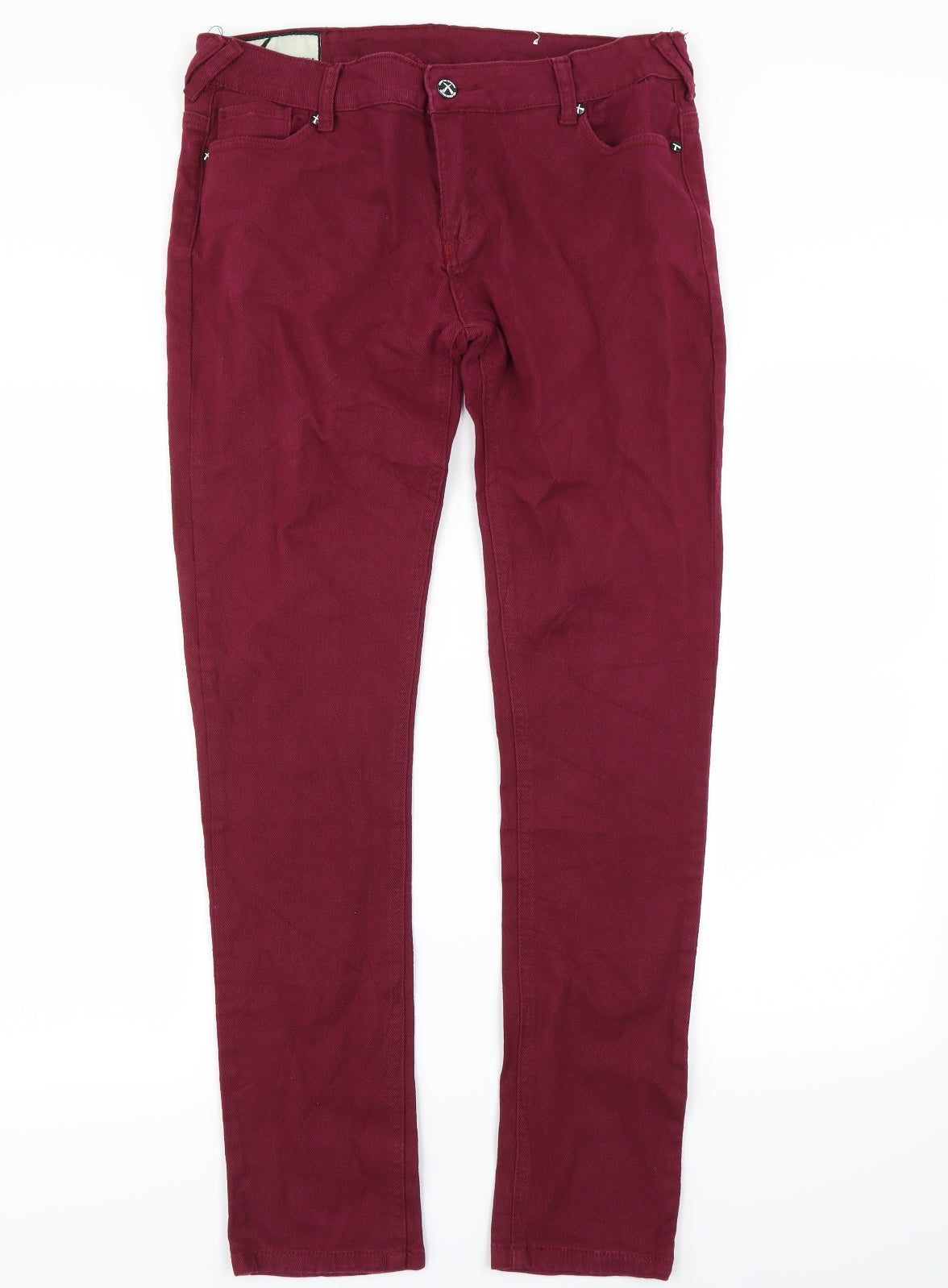 Criminal Damage Womens Purple   Skinny Jeans Size 36 in L28 in