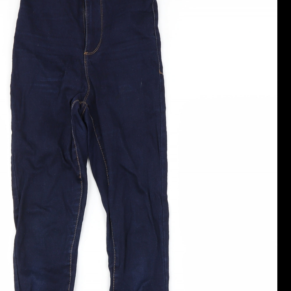 DENIM&co Womens Blue   Skinny Jeans Size 8 L28 in