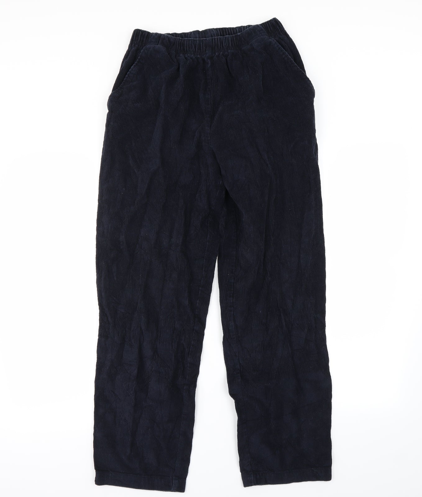 Womens UK Size 12 Preworn Regular Fit  Blue Trousers