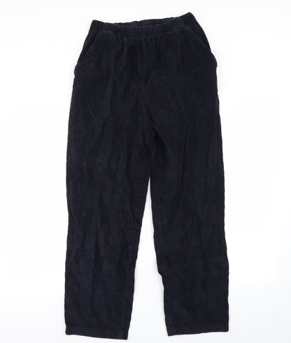 Womens UK Size 12 Preworn Regular Fit  Blue Trousers