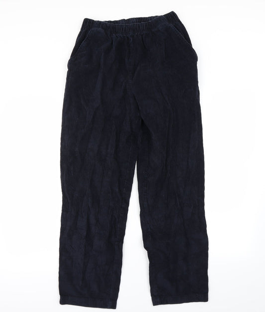 Womens UK Size 12 Preworn Regular Fit  Blue Trousers