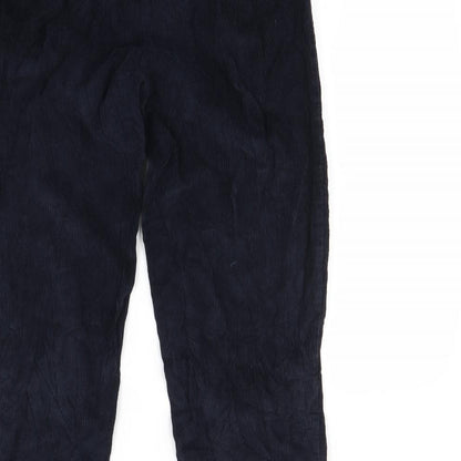 Womens UK Size 12 Preworn Regular Fit  Blue Trousers