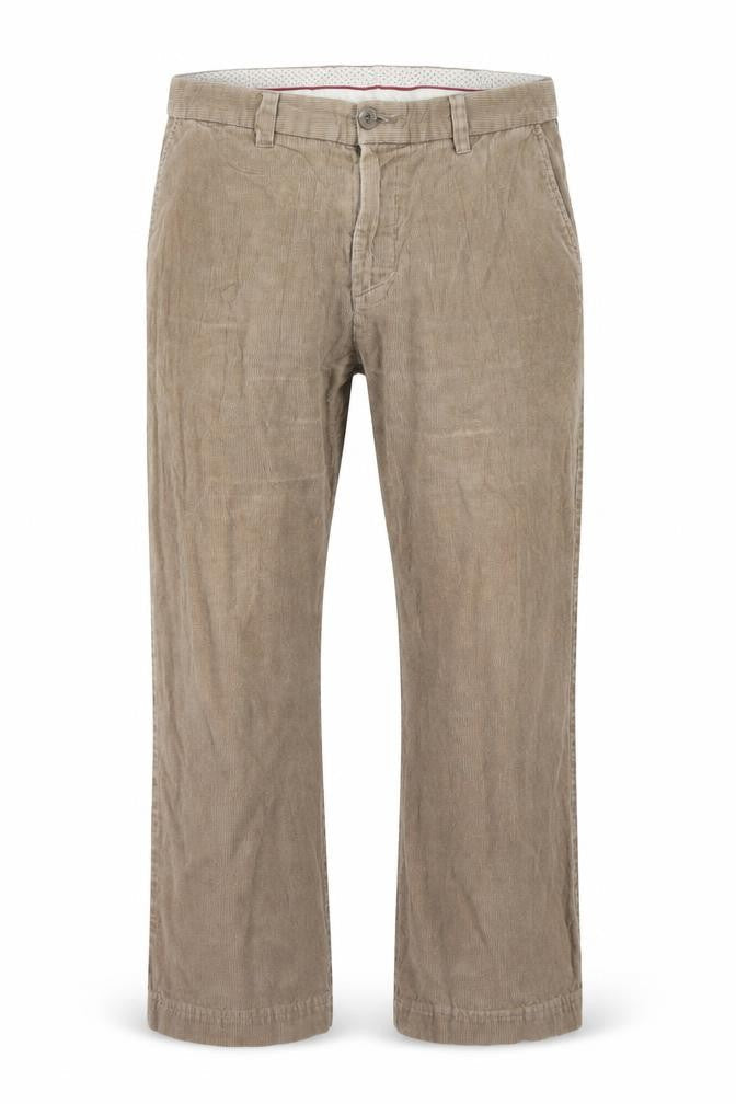 Mens UK Size S Preworn Regular Fit  Beige Trousers