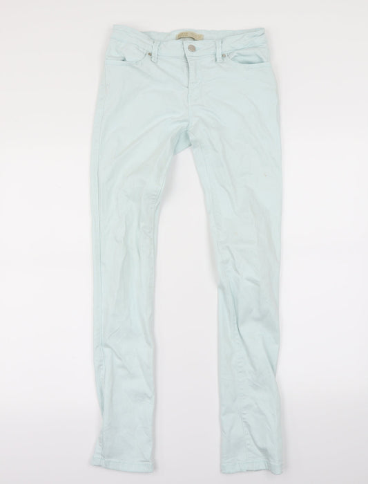 Zara Womens Green   Skinny Jeans Size M L28 in