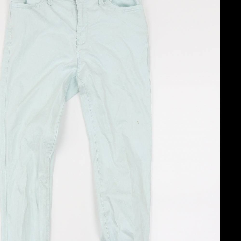 Zara Womens Green   Skinny Jeans Size M L28 in