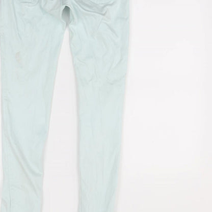 Zara Womens Green   Skinny Jeans Size M L28 in
