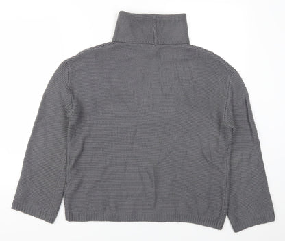 H&M Womens Grey   Pullover Jumper Size S