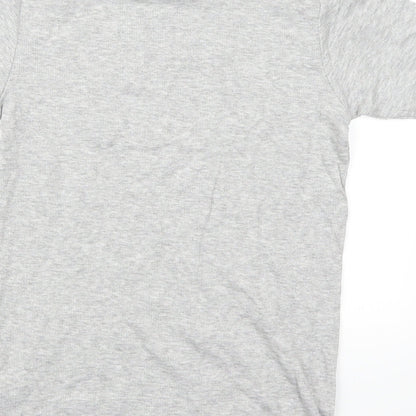 NEXT Girls Grey   Basic T-Shirt Size 9-10 Years