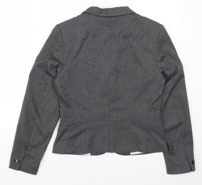 H&M Womens Grey   Jacket Suit Jacket Size 10
