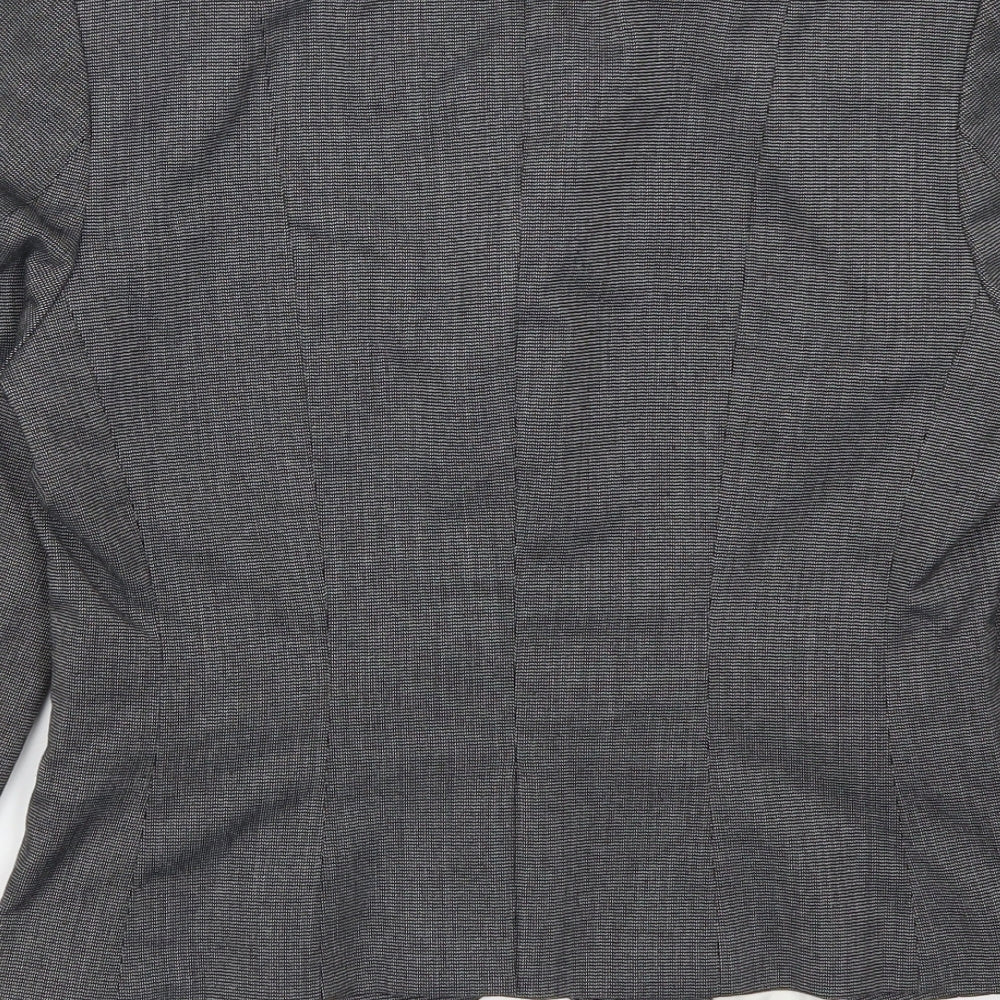 H&M Womens Grey   Jacket Suit Jacket Size 10