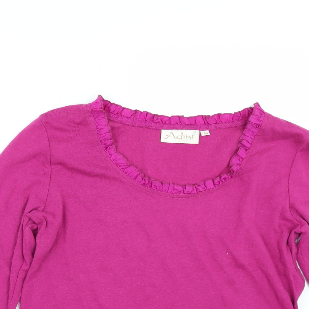 Adinin Womens Pink   Basic T-Shirt Size M