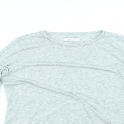 Womens UK Size 12 Per Una Grey Basic T-Shirt