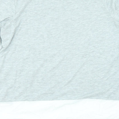 Womens UK Size 12 Per Una Grey Basic T-Shirt