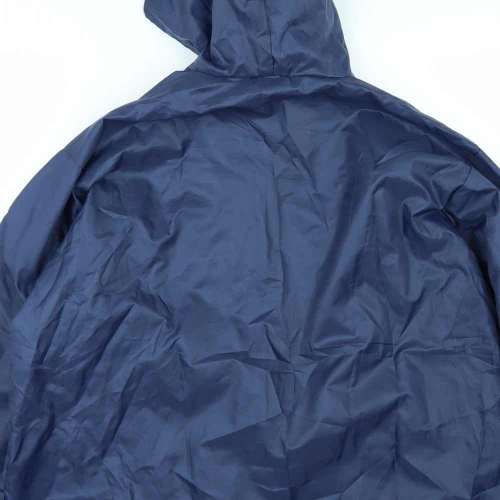 Womens UK Size S rainy days Blue Rain Coat