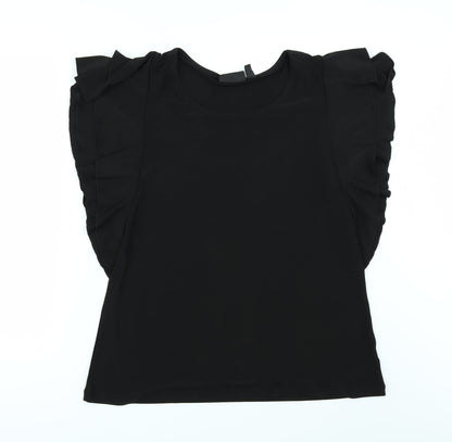 Attitudes Womens Black   Tunic Blouse Size L