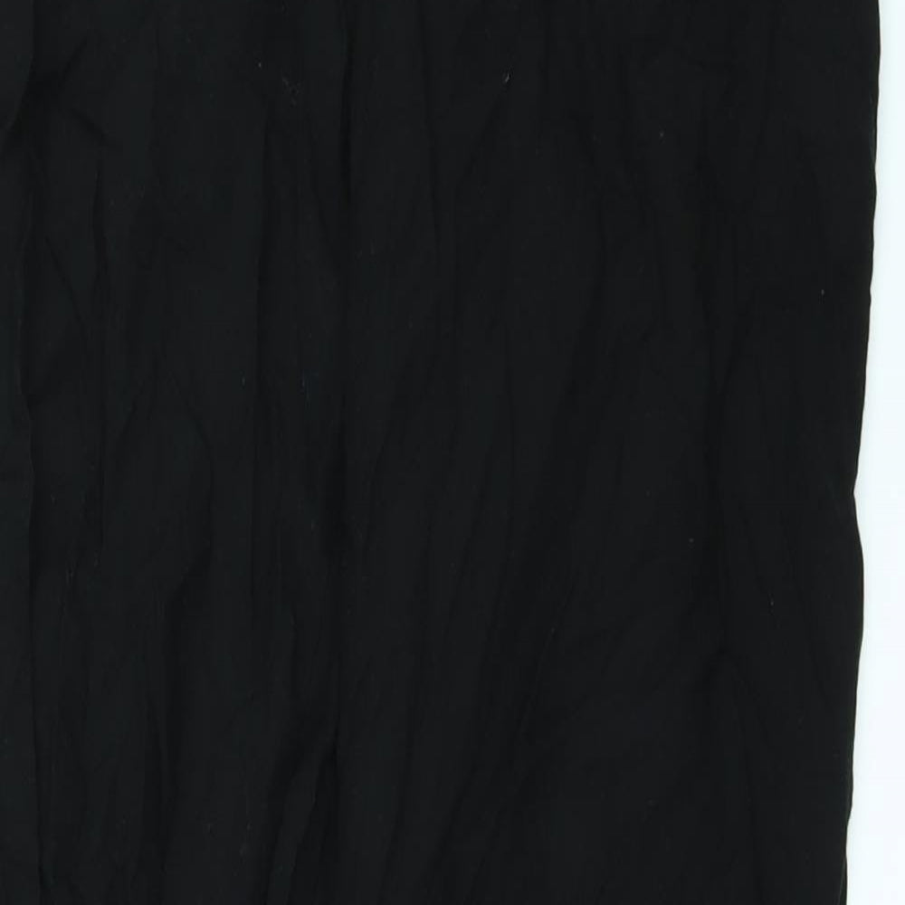 Womens UK Size 8 H&M Regular Fit  Black Trousers