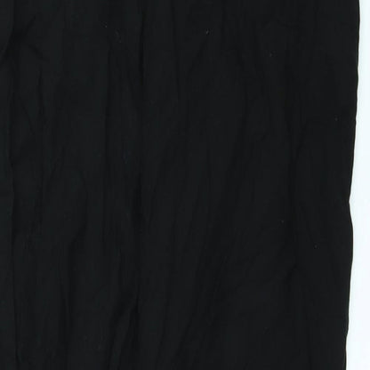 Womens UK Size 8 H&M Regular Fit  Black Trousers