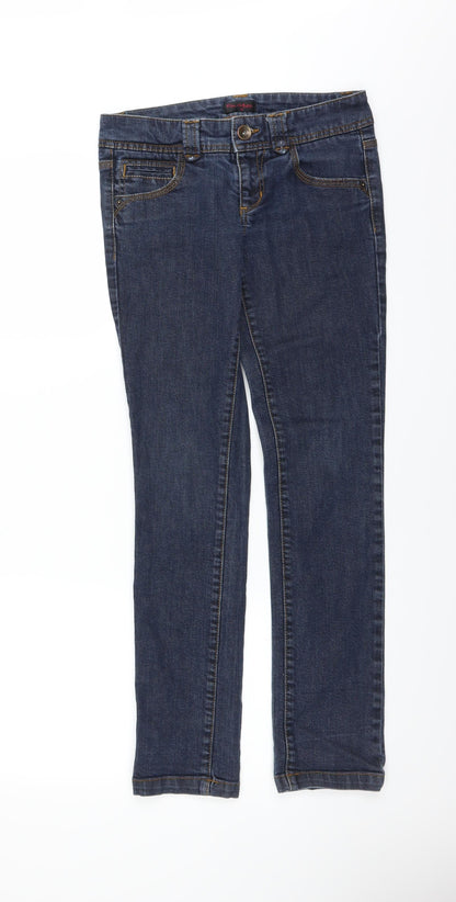 Miss Selfridge Womens Blue   Straight Jeans Size 8 L30 in