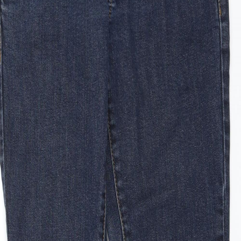 Miss Selfridge Womens Blue   Straight Jeans Size 8 L30 in