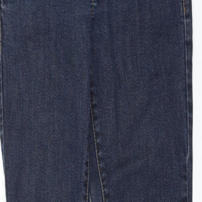 Miss Selfridge Womens Blue   Straight Jeans Size 8 L30 in