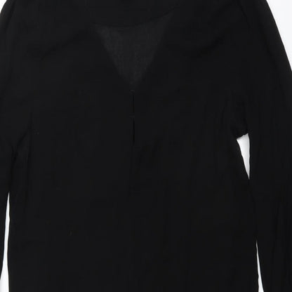 H&M Womens Black   Shirt Dress  Size 10
