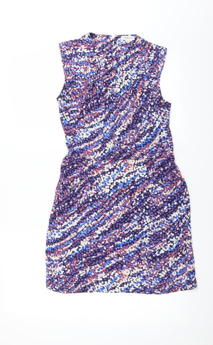TEGAN Womens Blue Geometric  Shift  Size 6