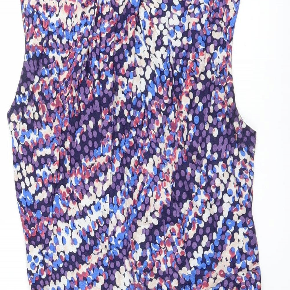 TEGAN Womens Blue Geometric  Shift  Size 6