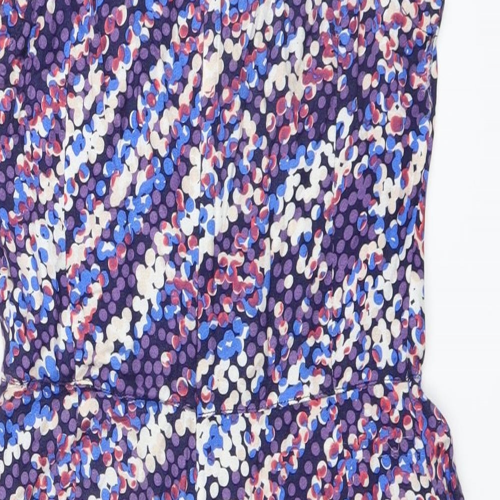 TEGAN Womens Blue Geometric  Shift  Size 6
