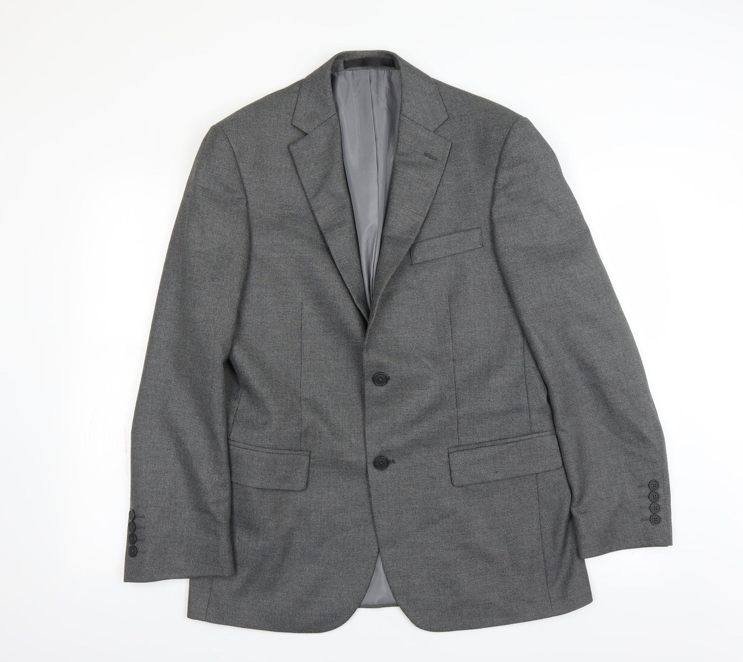 Mens UK Size 38 Marks and Spencer Regular Grey Suit Jacket