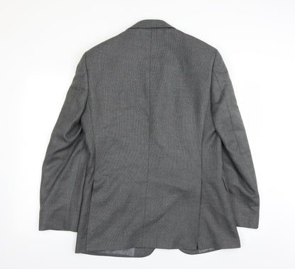 Mens UK Size 38 Marks and Spencer Regular Grey Suit Jacket