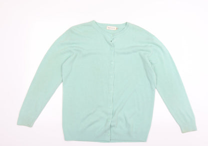 Le Bon Marché Womens Green   Cardigan Jumper Size M