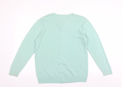 Le Bon Marché Womens Green   Cardigan Jumper Size M