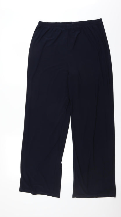 R&M Richards Womens Blue   Trousers  Size 12 L31 in