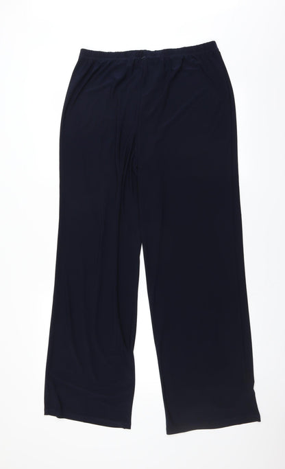 R&M Richards Womens Blue   Trousers  Size 12 L31 in