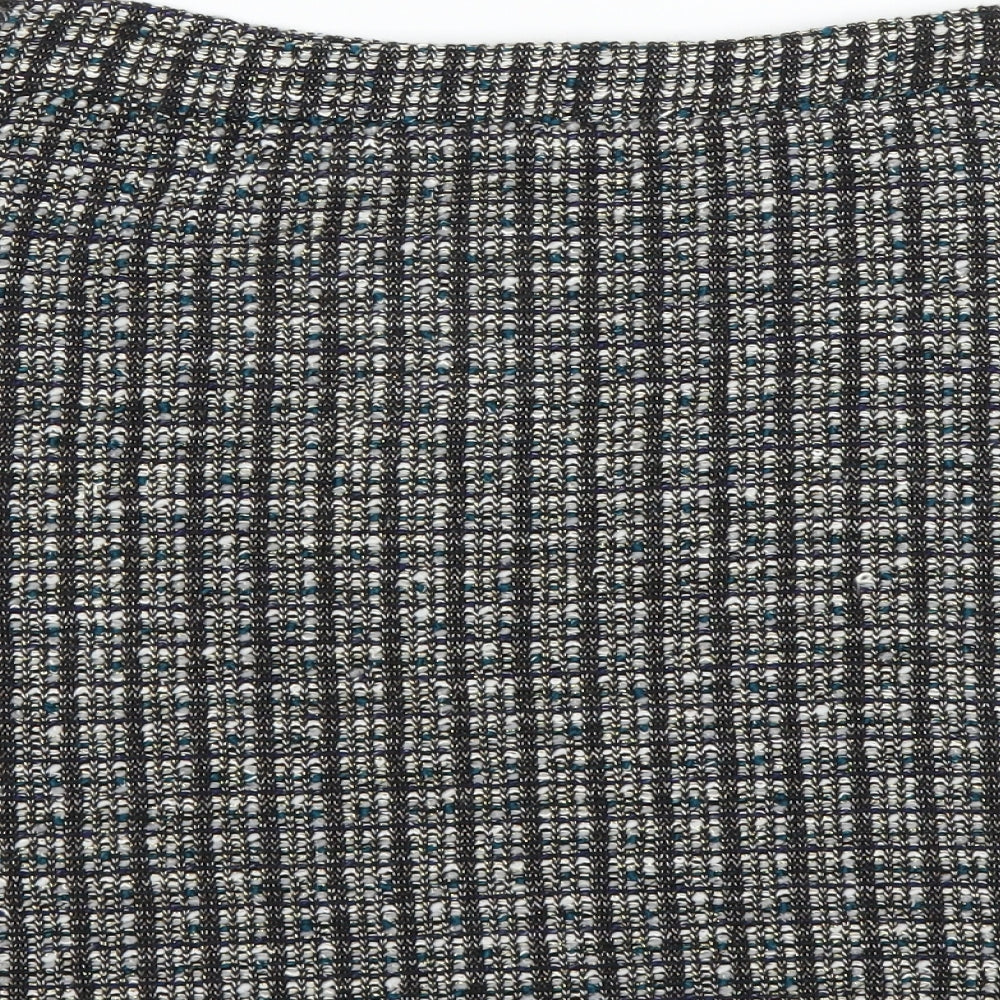 Sainsburys Womens Black   A-Line Skirt Size 10
