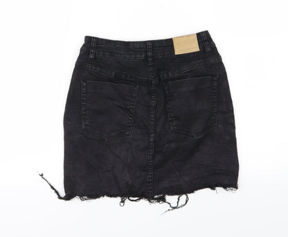 FACTORIE Womens Black  Denim A-Line Skirt Size 8