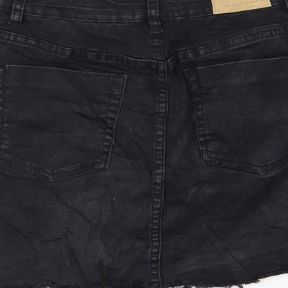 FACTORIE Womens Black  Denim A-Line Skirt Size 8