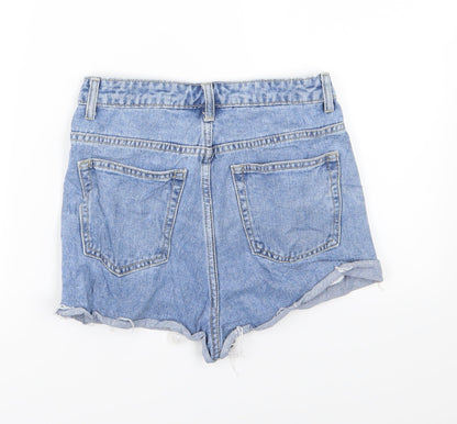 REDAIL Womens Blue  Denim Hot Pants Shorts Size 6