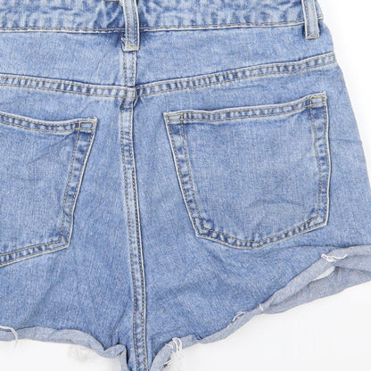REDAIL Womens Blue  Denim Hot Pants Shorts Size 6