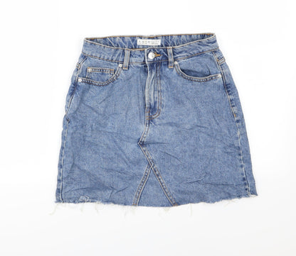 Womens UK Size 8 Denim & Co. A-Line Denim Skirt