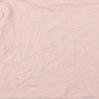 H&M Womens Pink  Jersey Pullover Sweatshirt Size M  - Girls Bite Back