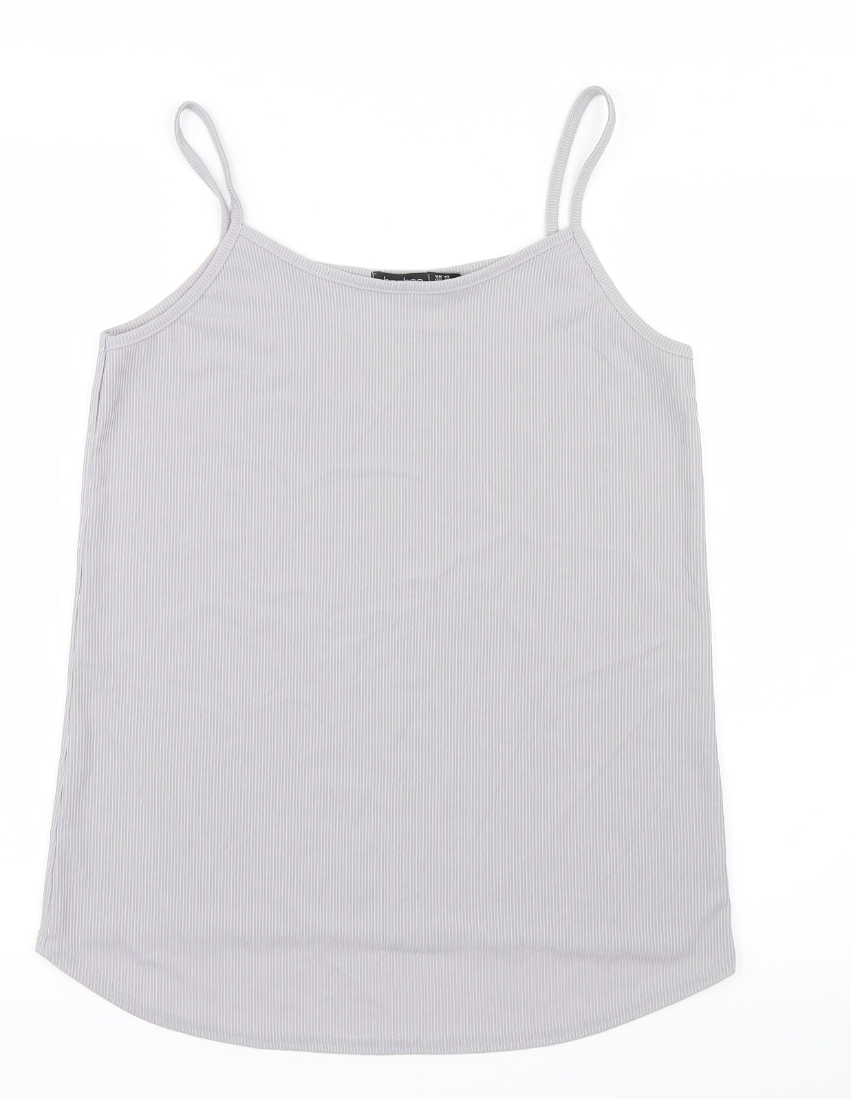 Womens UK Size 14 Boohoo Grey Camisole T-Shirt