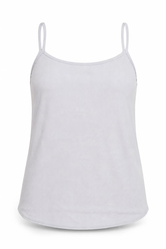 Womens UK Size 14 Boohoo Grey Camisole T-Shirt