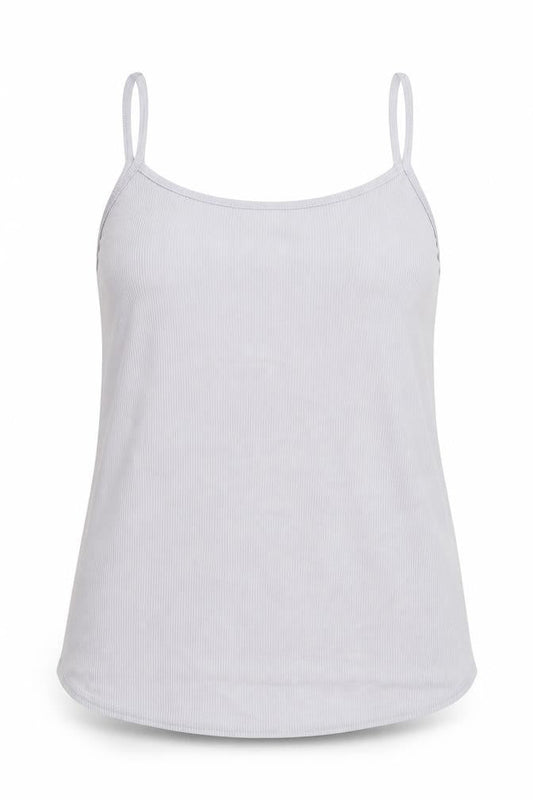Womens UK Size 14 Boohoo Grey Camisole T-Shirt
