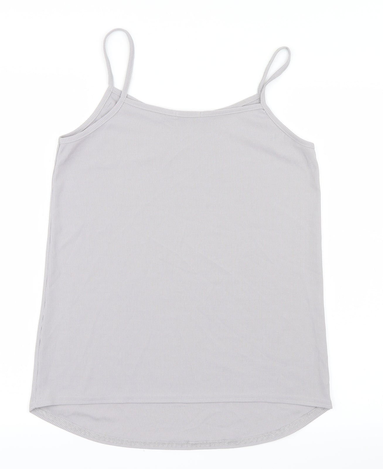Womens UK Size 14 Boohoo Grey Camisole T-Shirt